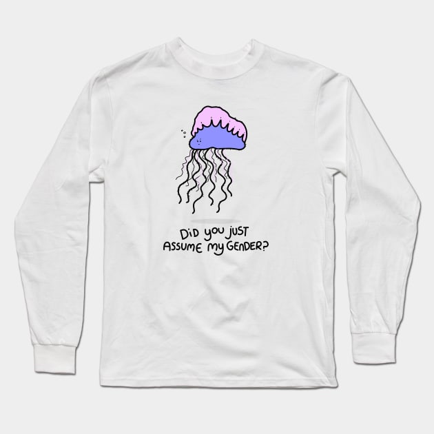 Grumpy Man O' War Long Sleeve T-Shirt by grumpyanimals